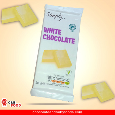 Simply White Chocolate 100gm