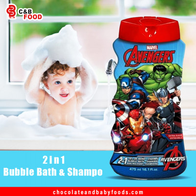 Marvel Avengers 2in1 Bubble Bath & Shampoo 475G
