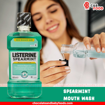Listerine Spearmint Mouth Wash 600ml