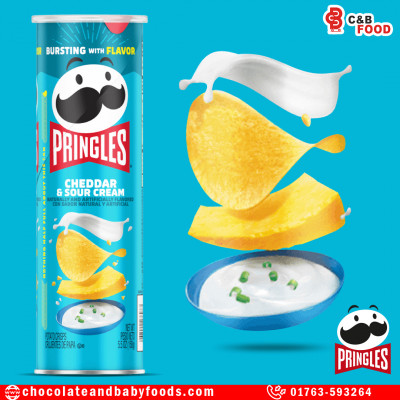 Pringles Cheddar & Sour Cream Chips 158G