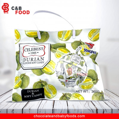 Yingpai Celebest 1988 Durian Flavor Soft Candy 360G