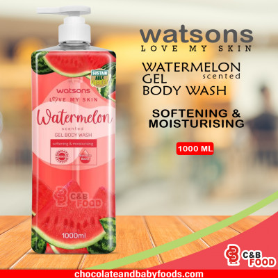 Watsons Watermelon Gel Body Wash 1000ml