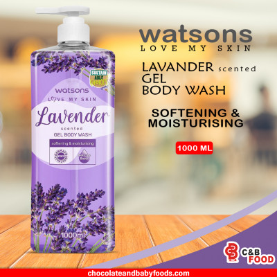 Watsons Lavender Gel Body Wash 1000ml