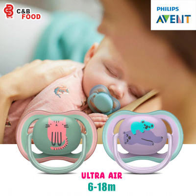 Philips Avent Ultra Air Skin Breathe Soother Purple (6-18m)