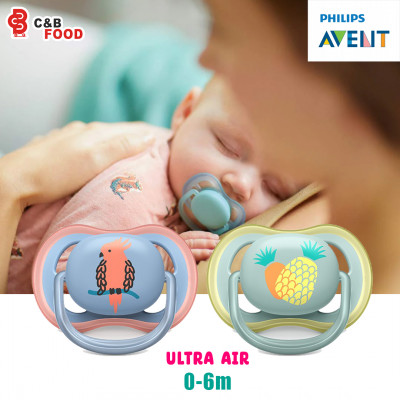 Philips Avent Ultra Air Skin Breathe Soother Blue (0-6m)