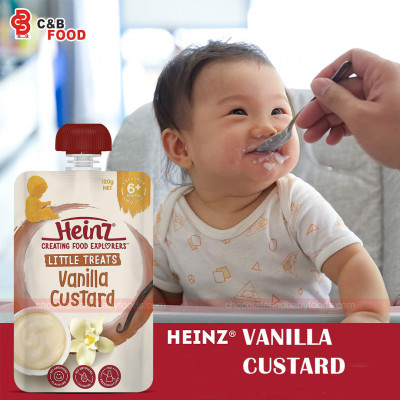 Heinz Little Treats Vanilla Custard Puree (6+months) 120G