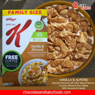 Kellogg's Special K Vanilla & Almond Cereal 532G Family Size