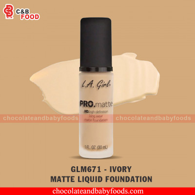 L.A.Girl Pro.Matte GLM671 - Ivory Matte Liquid Foundation 30ml