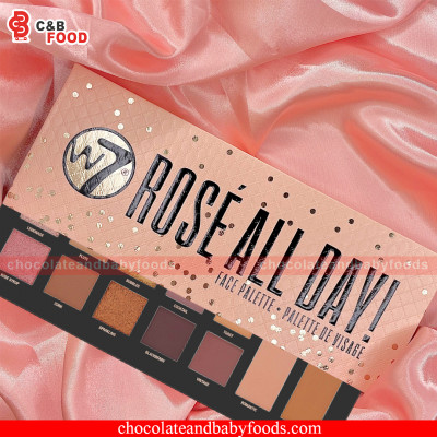 W7 Rose All Day Face Palette 12 Colours