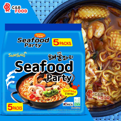 Samyang Seafood Party Noodles (5pcs Pack) 625gm