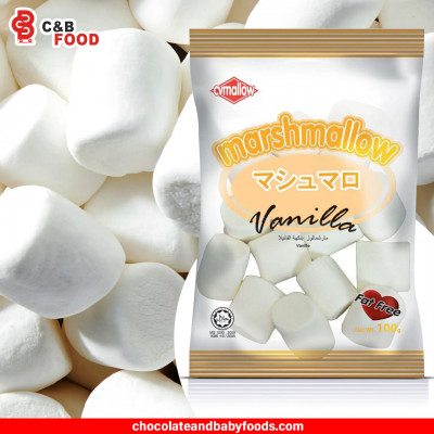 Cvmallow Vanilla Marshmallow (Big Shape) 100G