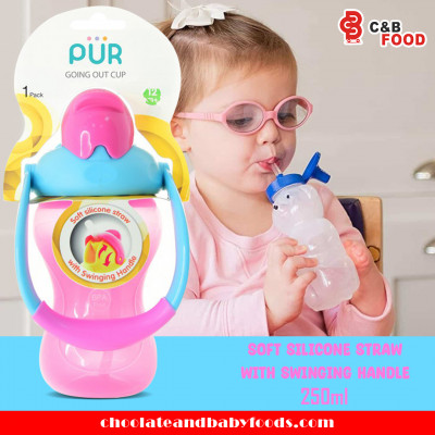 PUR Going Out Cup (Pink Color, 12m+ Baby) 250ml