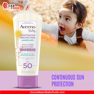Aveeno Baby sunscreen Continuous Protection Sensitive Skin 88ml