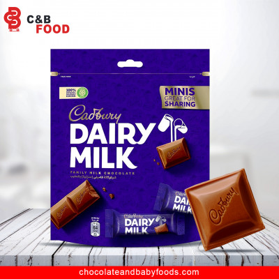 Cadbury Dairy Milk Family Milk Chocolate Minis 168G