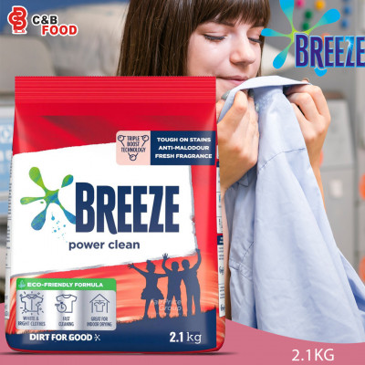 BREEZE Power Clean Detergent Powder 2.1 KG