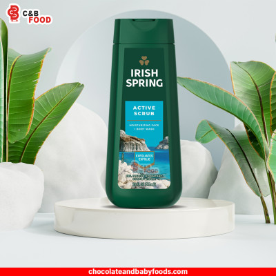 Irish spring Active Scrub Moisturizing Face + Body Wash​​​​​​​ 591ml