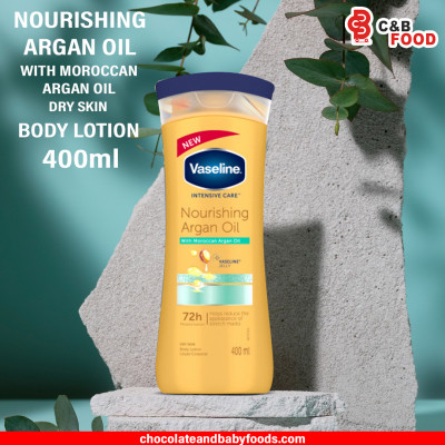 Vaseline Nourishing Argan Oil with Moroccan Argan Oil Dry Skin Body Lotion 400ml