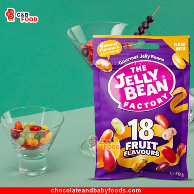 The Jelly Bean Factory 18 Fruit Flavours 70G