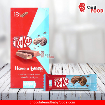 KitKat Crunchy Cookie 2 Fingers Chocolate Box (18pcs Bars) 351G