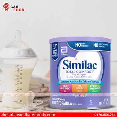 Similac Total Comfort Optigro Infant Formula Milk Based Powder with Iron (0-12months) 357G