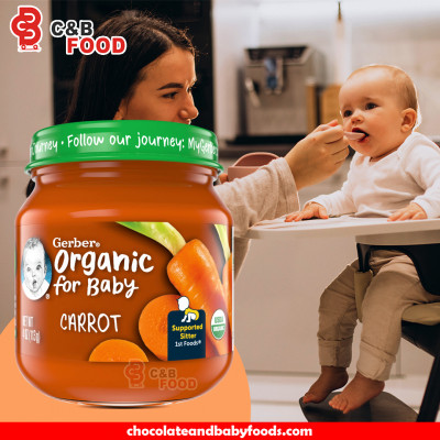 Gerber Organic For Baby Carrot 113g