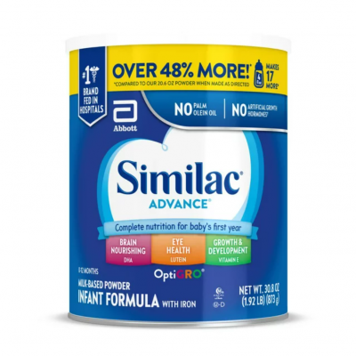 Similac Advance Optigro Infant Formula Milk with Iron 873gm