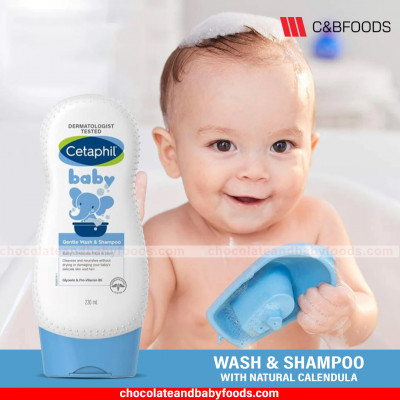 Cetaphil Baby Wash & Shampoo with Natural Calendula 230ml