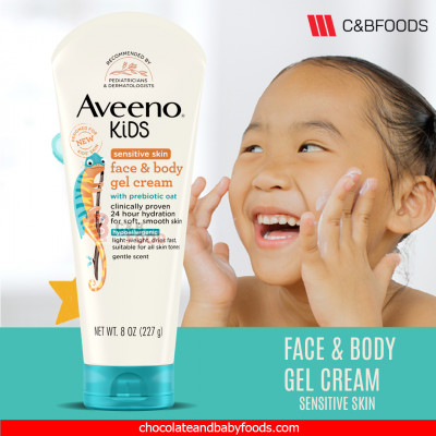 Aveeno Kids Face & Body Gel Cream with Prebiotic Oat 227G