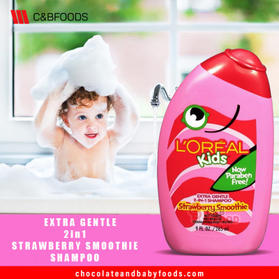 L'oreal Kids Strawberry Smoothie Extra Gentle 2 in 1 Shampoo 265ml