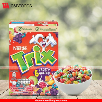 Nestle Trix Fruit Flavored Corn Puffs Breakfast Cereal 330G