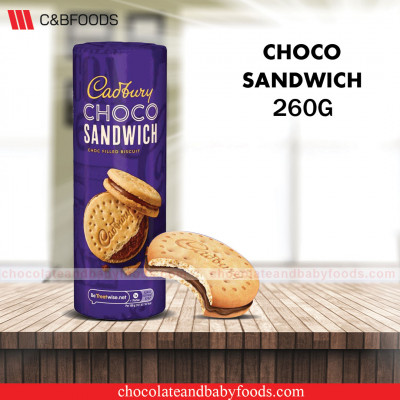Cadbury Choco Sandwich Choco Filled Cookies 260G