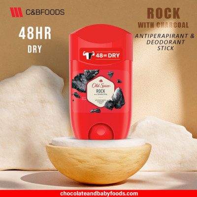 Old Spice Rock with Charcoal Antiperspirant & Deodorant Stick 50ml