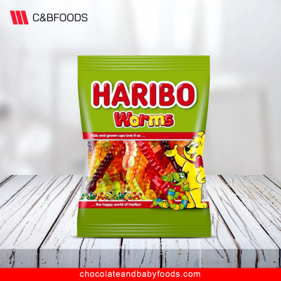 Haribo Worms Gummy Candy 160G