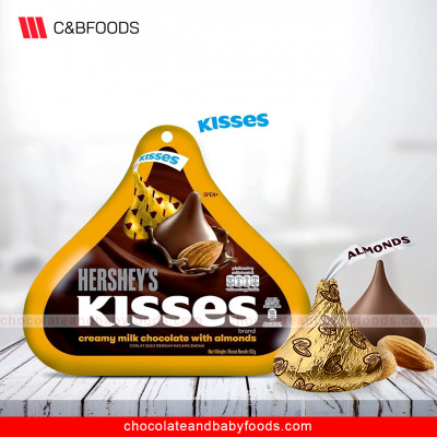 Hershey's Kisses Creamy Milk Chocolate with Almond 82G