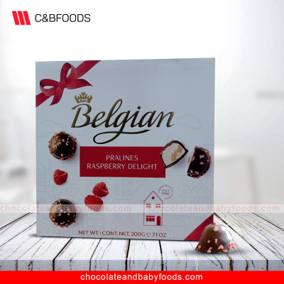Belgian Pralines Raspberry Delight Chocolate 200G