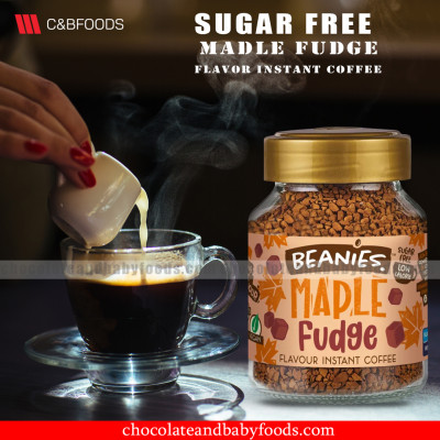 Beanies Maple Fudge Flavor Instant Coffee 50G