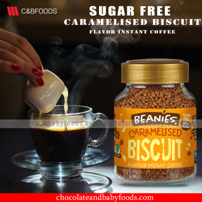 Beanies Caramelised Biscuit Flavor Instant Coffee 50G