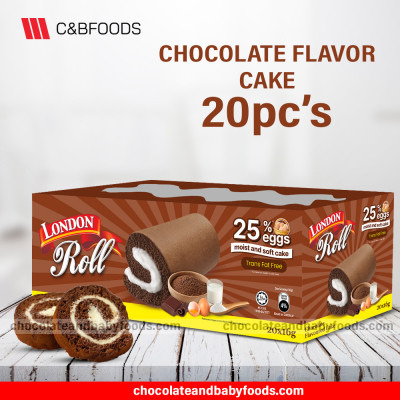 London Roll Choco Flavor Cake 20pcs 320G