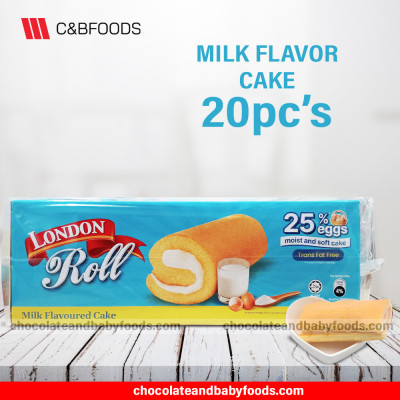 London Roll Milk Flavor Cake 20pcs 320G