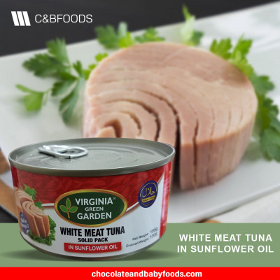 Virginia Green Garden White Meat Tuna In Sunflower Oil 185G