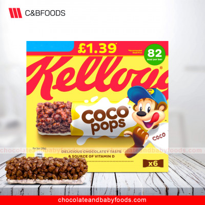 Kellogg's Coco Pops Cereal Milk Bar (6 Bars) 120G