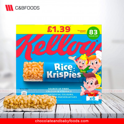 Kellogg's Rice Krispies Cereal Milk Bars (6 Bars) 120G
