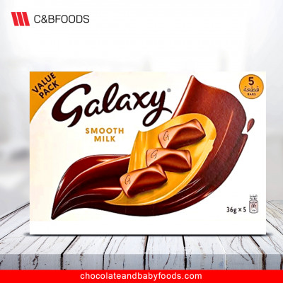 Galaxy Smooth Milk Chocolate Bar (5pcs) 180G