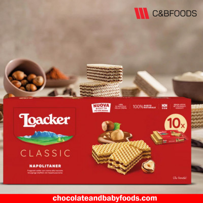 Loacker Classic Napolitaner Wafer with Hazelnut (10 pc's) 450g