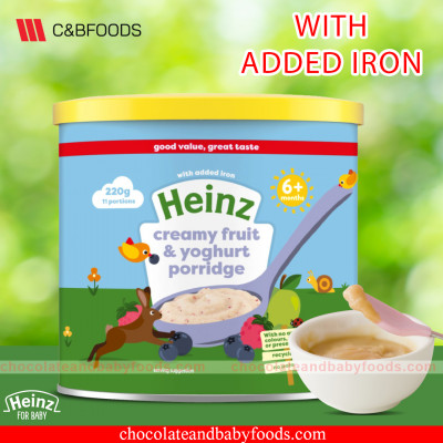 Heinz Creamy Fruit & Yogurt  Porridge 6+months 220G