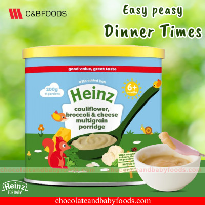 Heinz Cauliflower Broccoli & Cheese Multigrain Porridge (6+months) 200G