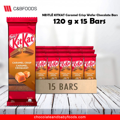KitKat Caramel Crispy Wafer Chocolate Bar (120g X 15 Bars) 1800g