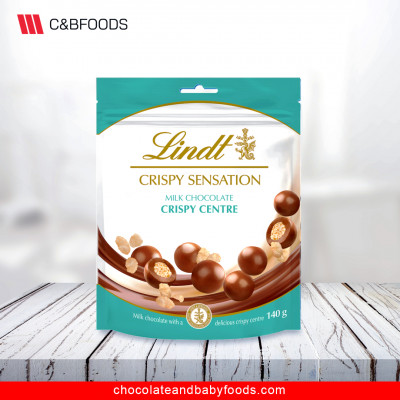 Lindt Crispy Centre Milk Chocolate 140G