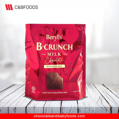 Beryl's B.Crunch Milk Chocolate with Malt Ball 150G