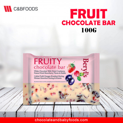 Beryl's Fruity Chocolate Bar 100G